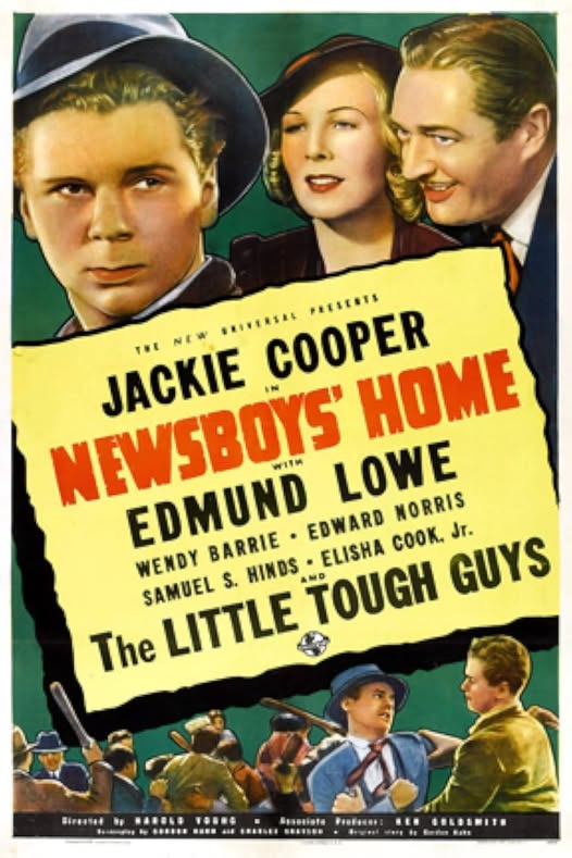 Little Tough Guys - Newsboys' Home Movie Poster